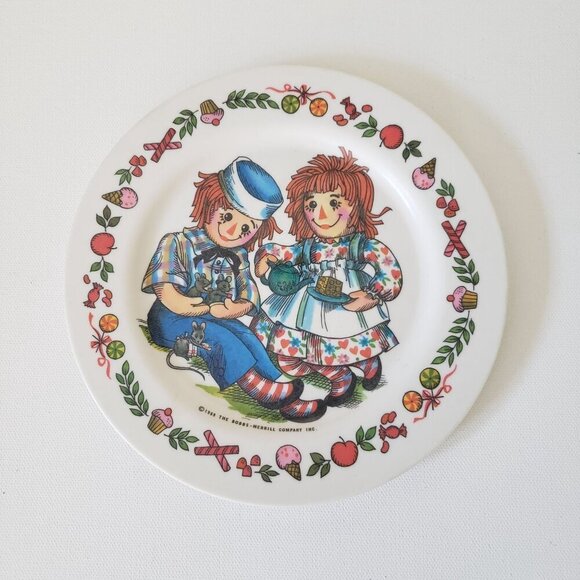 Vintage Oneida Goldilocks & Three Bears And Raggedy Ann & Andy Collector Plates - Picture 8 of 8